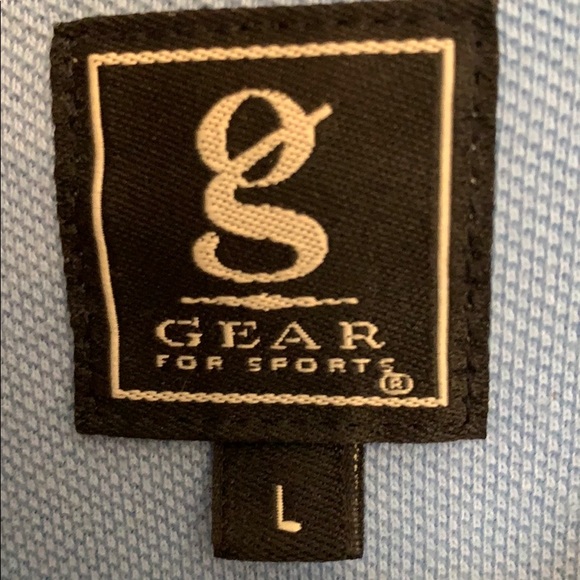 UNC Carolina blue Men’s Polo shirt L - Picture 3 of 3